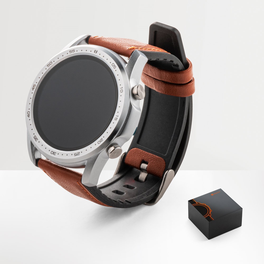 Smartwatch correa cuero best sale