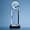 28cm Mounted Optical Crystal Football Column Award