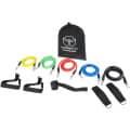 Arnold fitness resistance puller set in recycled PET pouch