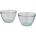 Cuenc 2-piece recycled glass bowl set