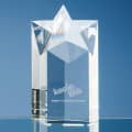 15cm Optical Crystal Star Column Award