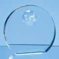 17cm Optical Crystal Circle with Recessed Globe