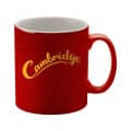 Cambridge Duo Red Earthenware Mug