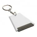 Ice scraper with keyring ALSIP WHITE