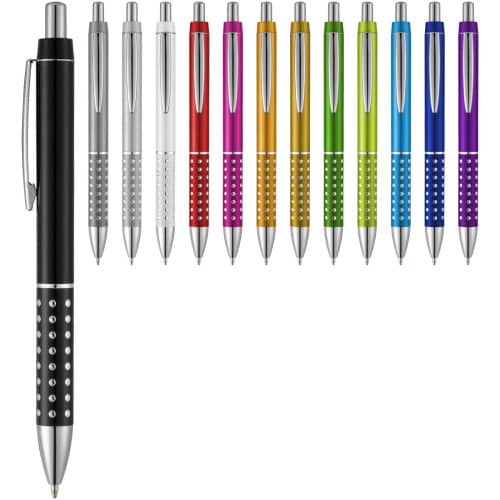 Bling ballpoint pen with aluminium grip