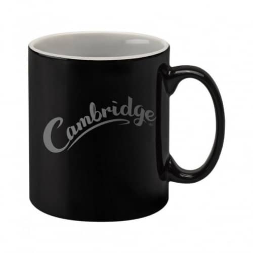 Cambridge Duo Black Earthenware Mug