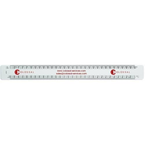 Promotional Architects Scale 300mm Rulers (Line Colour Print)