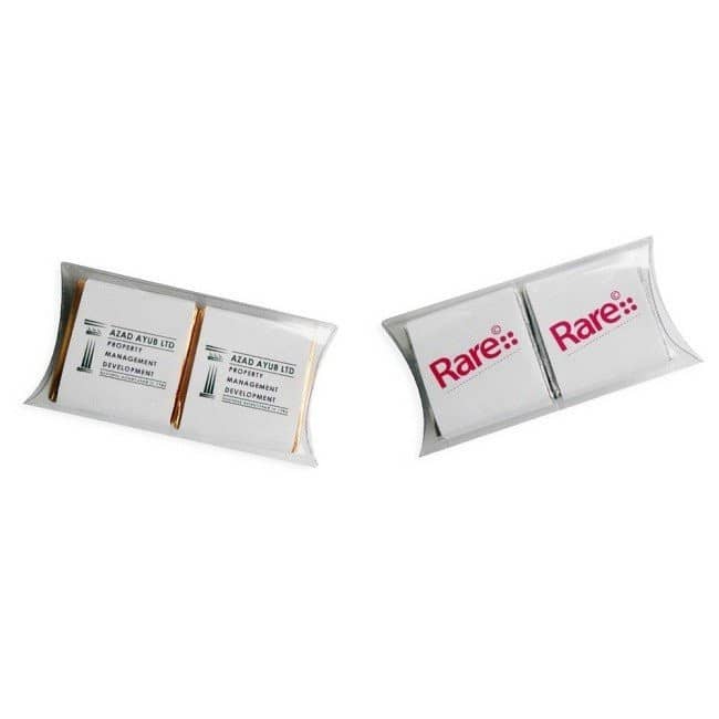 Pillow Pack for 2 Neapolitan Chocolates (price excludes chocs)