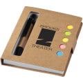 Reveal coloured sticky notes booklet with pen