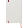 Spectrum A5 white notebook with coloured strap
