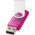 Rotate-translucent 4GB USB flash drive
