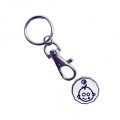 Trolley Coin Keyring - Printed - 1 Side