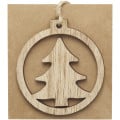 Natall wooden tree ornament