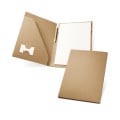 POE. A4 cardboard folder with block of plain sheets