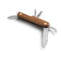 BELPIANO. Multifunction pocket knife in stainless steel and wood