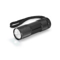 FLASHY. Aluminum flashlight with 9 LEDs