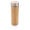 Leak proof bamboo vacuum bottle