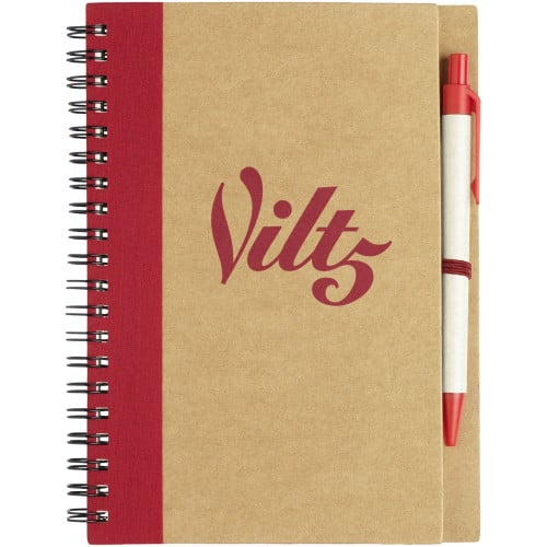 Priestly recycled notebook with pen
