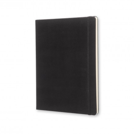 Classic Black Notebook - Hard Cover Extra Large Dotted