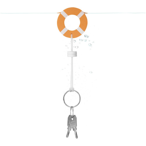 Lifesaver floating keychain
