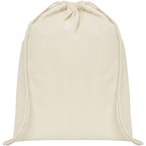 Oregon 100 g/m² cotton drawstring bag 5L
