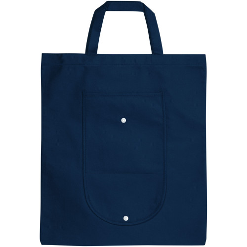 Maple buttoned foldable non-woven tote bag 8L