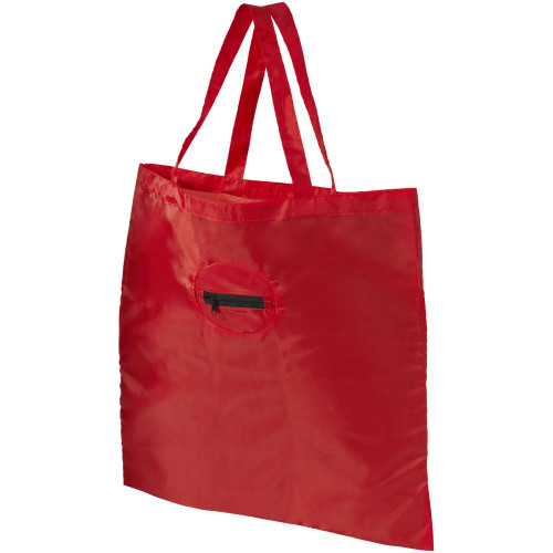 Take-away foldable shopping tote bag with keychain 8L