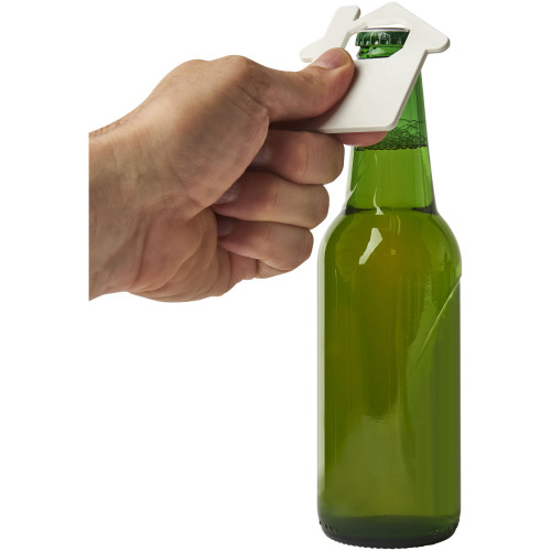 Condo house-shaped bottle opener 