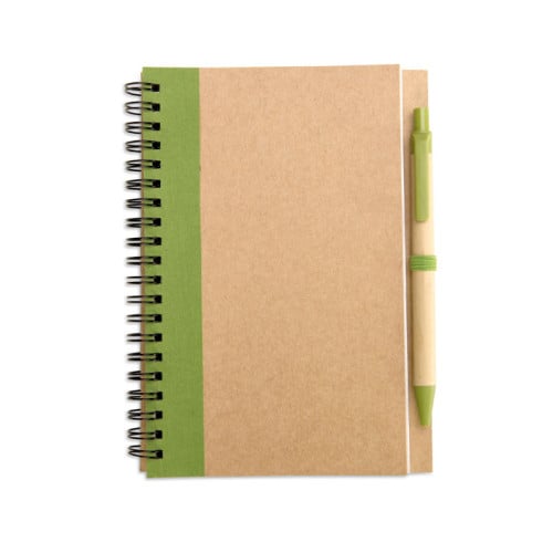 SONORA PLUS B6 recycled notebook with pen