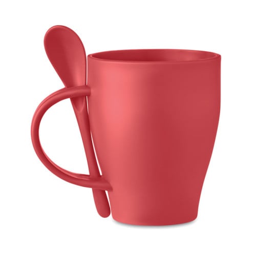 FRIDAY Reusable mug with spoon 300 ml
