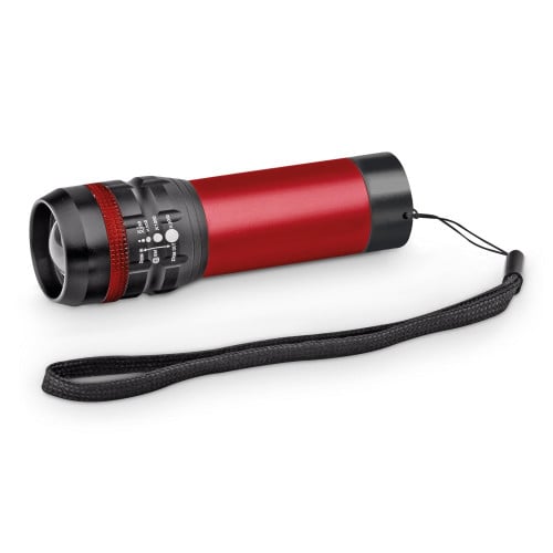 ZOOMIN. Aluminium torch with zoom function with 3 light modes